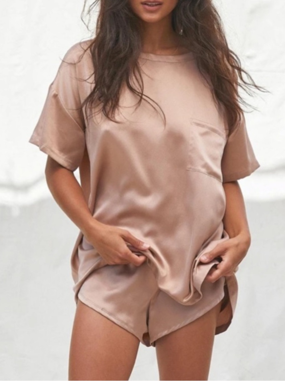 Lunya Washable silk set Size M